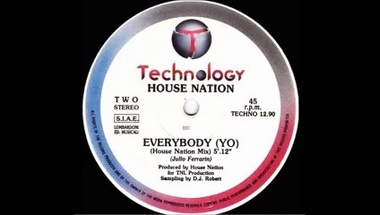 House Nation - Everybody (Yo) (Instrumental Version) (A2)