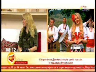 Daniela Temelkovska - Gostinka vo utrinskata programa na TV Sitel