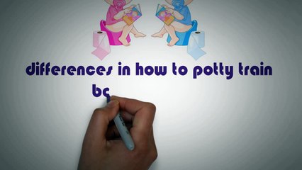 How to Potty Train - boys vs girls