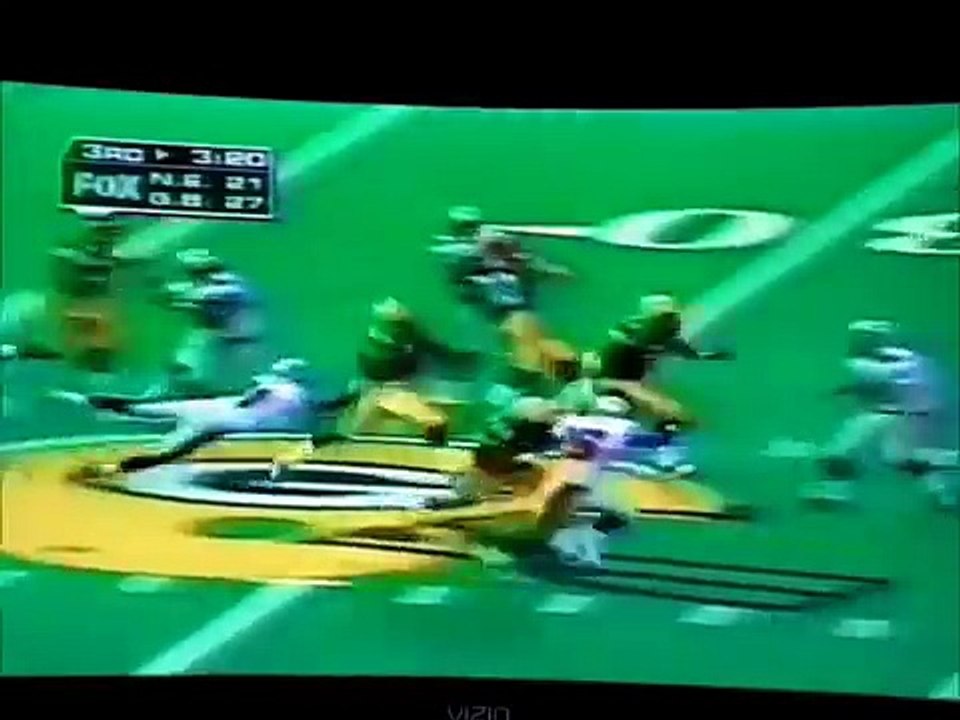 Desmond Howard 99 yard kickoff return in Super Bowl XXXI, 1/26/97