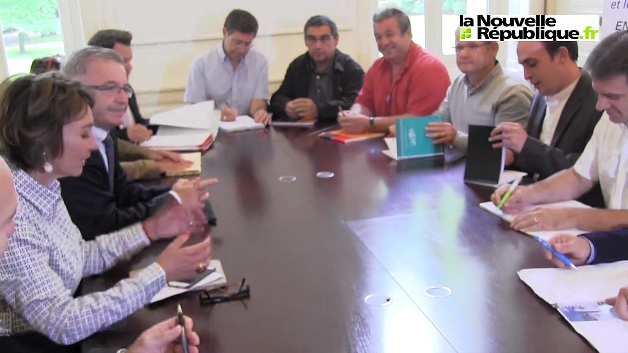 VIDEO. Tours : Marisol Touraine porteuse d'une bonne nouvelle pour les salariés du CEA de Monts