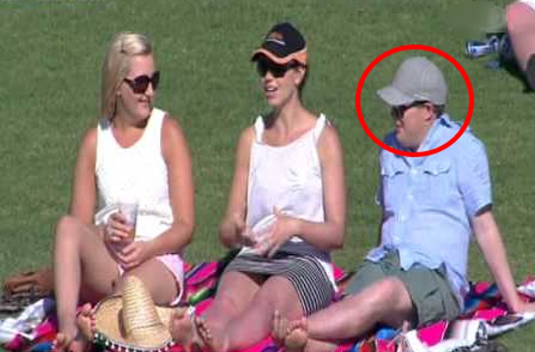 Boy Taken Unbelievable Catch with Girlfriend In Crowd