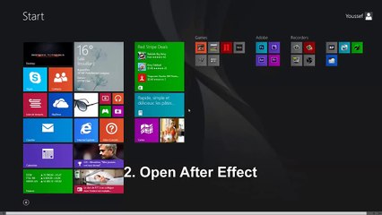 After effects CS6 - Quick smoke text reveal tutorial