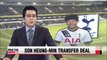 Korean soccer player Son Heung-min signs deal with Tottenham Hotspur