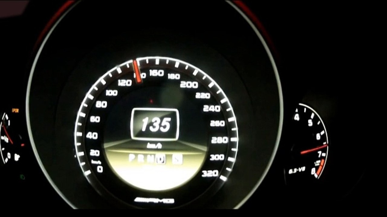 C 63 AMG  black series top speed 307 km/h