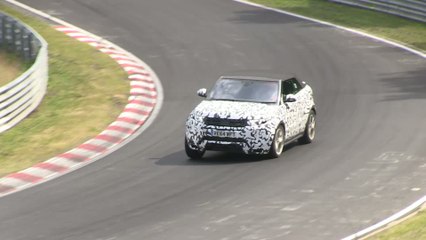 Le Range Rover Evoque Cabriolet testé sur le Nürburgring