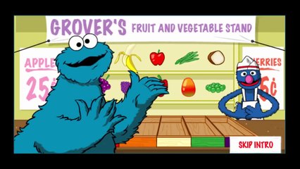 Sesame Street Color Me Hungry Cartoon Animation PBS Kids Game Play Walkthrough