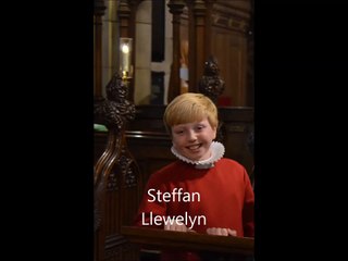 Steffan Llewelyn 'Treble'  Bugeilio'r Gwenith Gwyn Canu Cymraeg