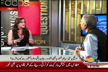 Sana Mirza Live, 25 August, 2015, Exclusive Talk With, Javed Hashmi