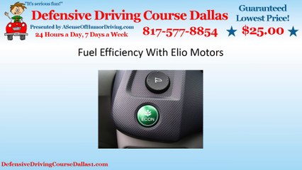 Fuel Efficiency With Elio Motors