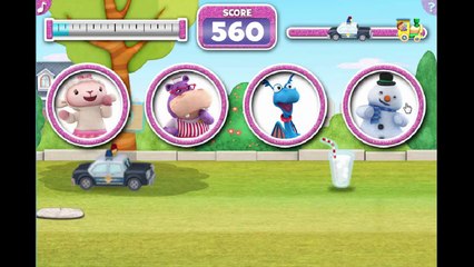 Disney Jr Doc McStuffins Officer Pete's Hot Pursuit Cartoon Animation Game Play Walkthroug