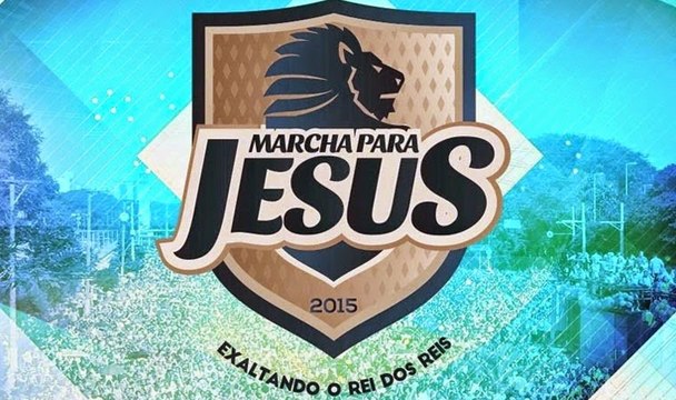 Marcha para Jesus 2015 - São Paulo - Trajeto da Multidão