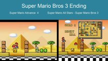 Super Mario Bros 3 Ending Comparison SNES vs GBA