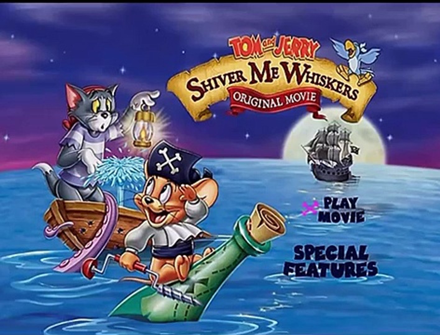 Opening to Tom and Jerry in Shiver Me Whiskers 2006 DVD