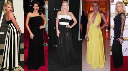 Margot Robbie's Rocking Red Carpet Style