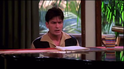 Two and a half men - We don't use the "M" word around here