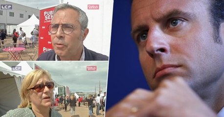 "Atypique" ou "provocateur" : les militants PS jugent Macron