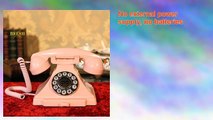 Antique telephones 1929s British royal color version pink home decor