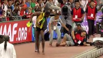 Athlétisme : le caméraman chinois qui a fauché Bolt s'excuse avec un bracelet porte-bonheur en cadeau
