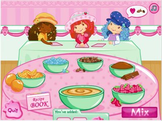 Strawberry Shortcake Cartoon Animation Berrylicious Bake Off Cooking Game Play Walkthrough