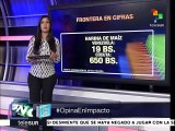 Precios de productos básicos en Venezuela y Colombia
