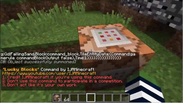 minecraft commands ep 4 | Lucky block with no mods!!!