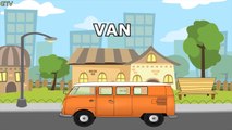 Learning Street Vehicles - Street Cars and Trucks - Children’s Educational Flash Card Vide