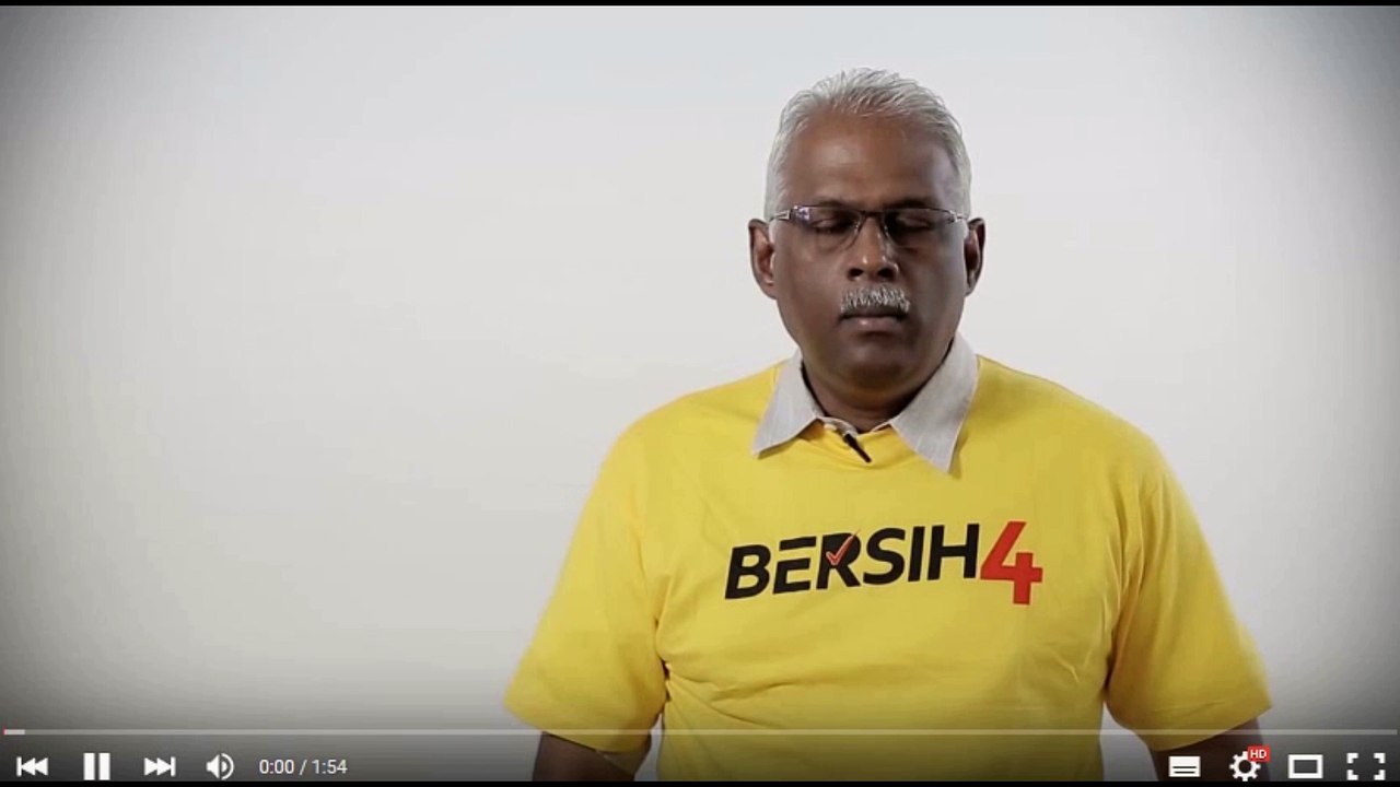 (Bersih4Malaysia) Charles Santiago: Malaysian Must Reclaim The Nation For The People Of This Country