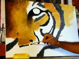 Corso di pittura ad olio:come dipingere una tigre (painting course 12)