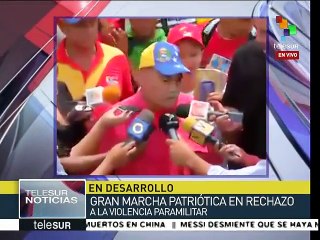 Se realiza en Caracas gran marcha contra el paramilitarismo