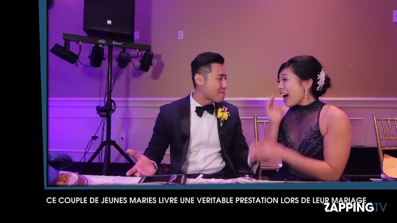Ce couple de jeunes mariés livre la vidéo de mariage la plus insolite du monde