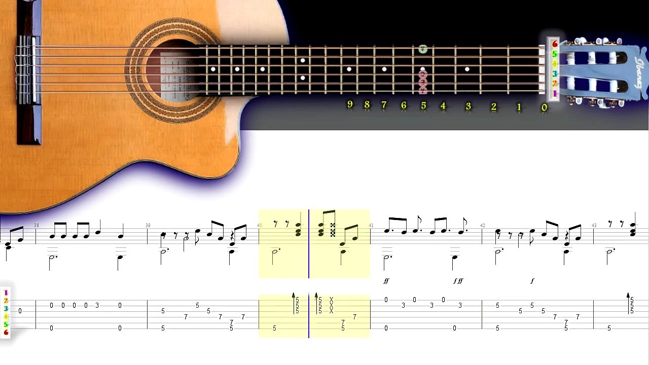 Como tocar Mi querido viejo completa Fingerstyle facil