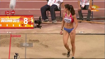 Ivana Spanovic 7.01m NR Long Jump World Championships 2015 HD