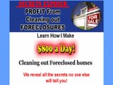 Profit From Cleaning Out Foreclosures