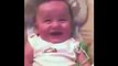 Funny baby laughing loudly , trolling his father  xD must watch