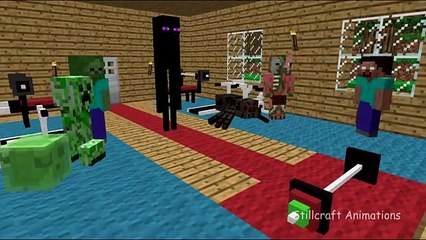 Monster School Bodybuilding   Minecraft Animation