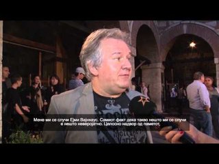 BACKSTAGE PRILOG - FOTOGRAFOT NA SLAVNITE BRAJAN RASIC, NA OTVORANJE NA SKOPJE CINEMA CITY