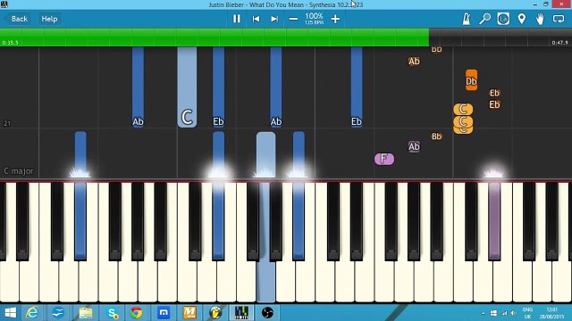 Justin Bieber - ''What Do You Mean'' Piano Tutorial - Chords - How To Play - Cover