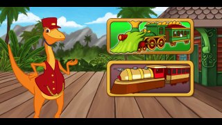 Dinosaur Train Station Race Cartoon Animation PBS Kids Game Play Walkthrough