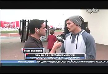 Iván Bulos y su promesa tras ser convocado a la Selección Peruana