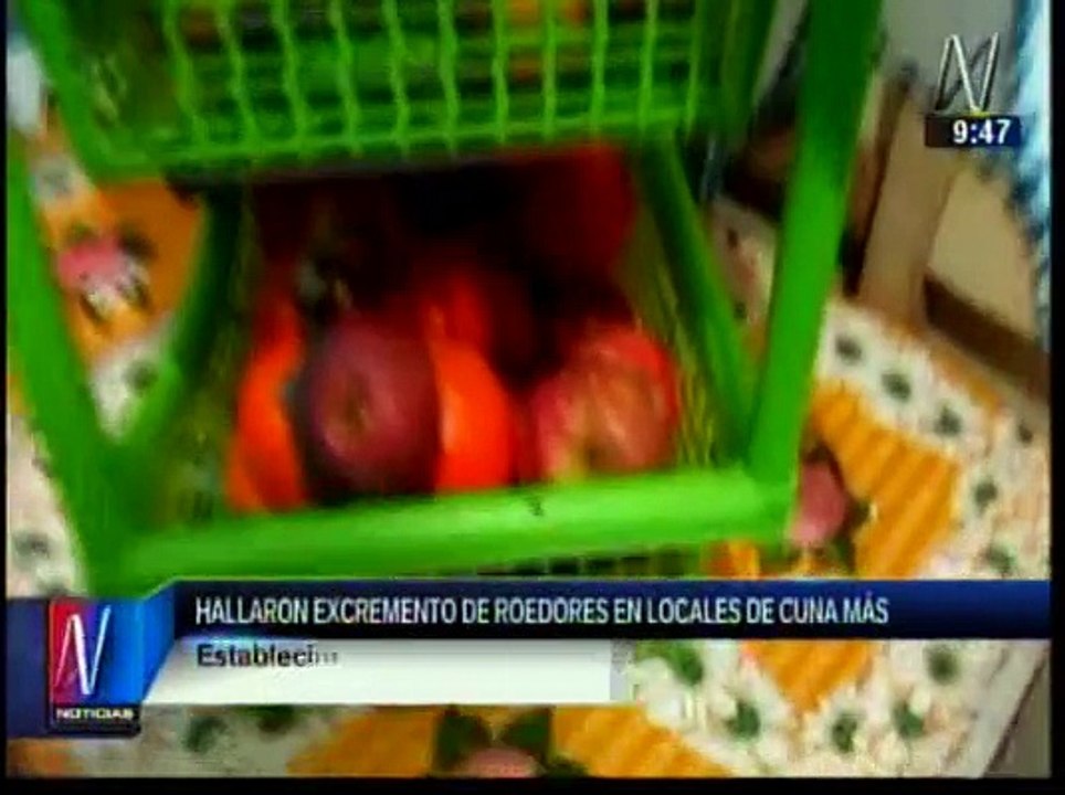 Cierran locales de Cuna Más por malas condiciones de higiene