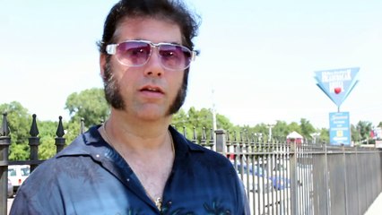 Stephen Yarberry cuts an ad for Elvis Week 2015