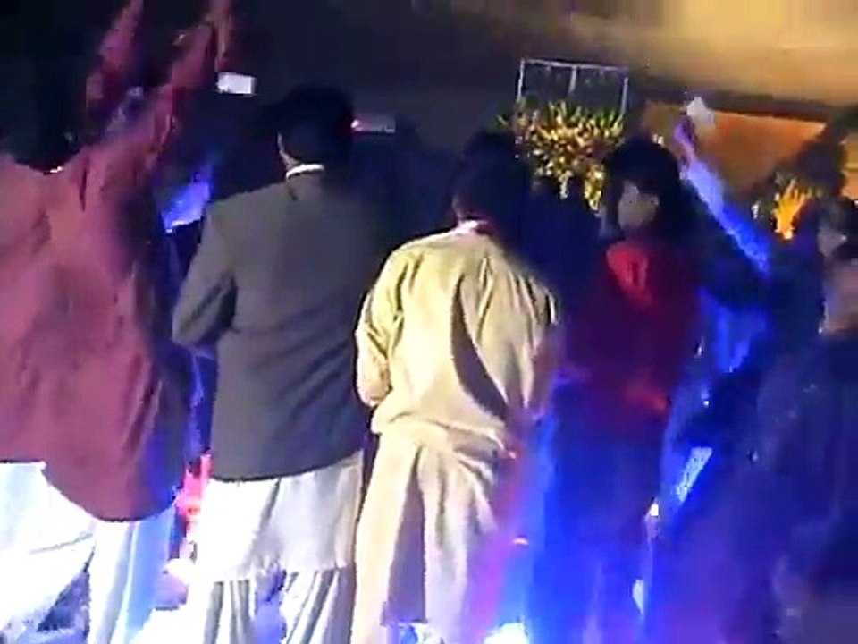 Sialkoti Industrials Enjoying On Wedding Mujra Dance Party-2