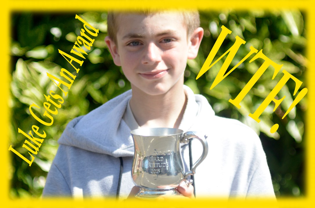 Luke gets an award WTF!