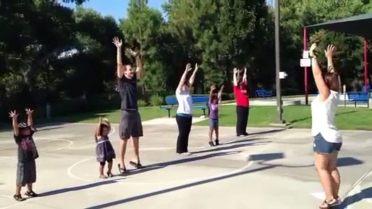 Kindergarten PE lesson