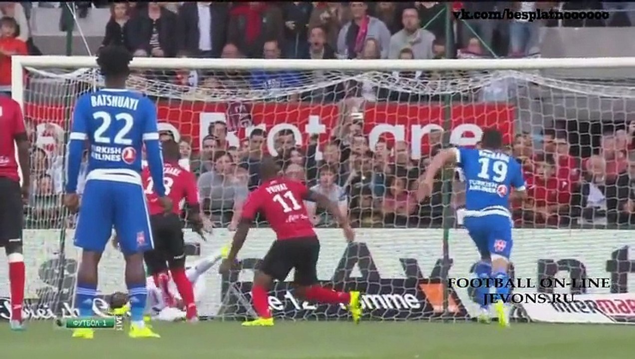 Guingamp 2–0 Marseille ALL Goals and Highlights Ligue1 28.08.2015