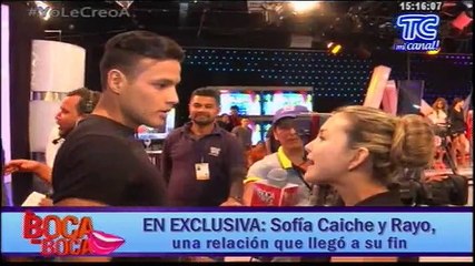 Rayo responde a Sofia Caiche