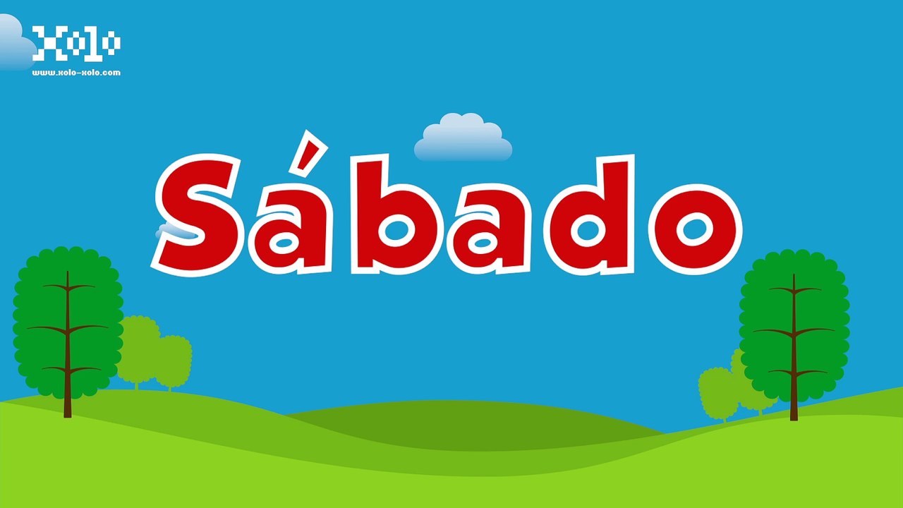 Días de la semana para niños en español
