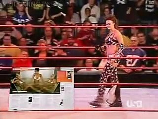 Candice vs Melina Bra And Panties Match