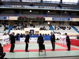 Finale championnat de France Karaté avec Chantal Jouanno